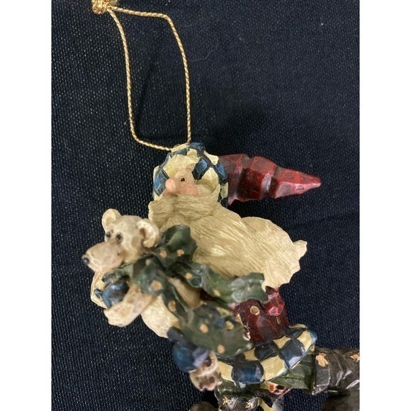 1998 Boyds Santa Ice Skating Ornament Vintage Christmas‎ Holiday Tree Decoration - Picture 3 of 7